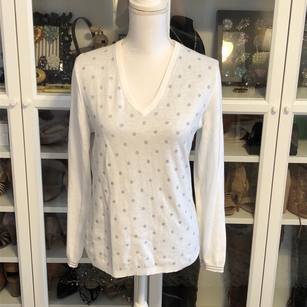 Tommy Hilfiger Polka Dot Pullover Sweater